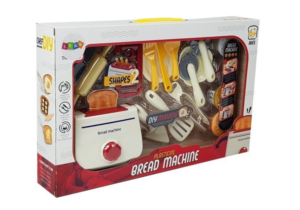 Play Dough Toaster Set 4 Colors 2 Designs