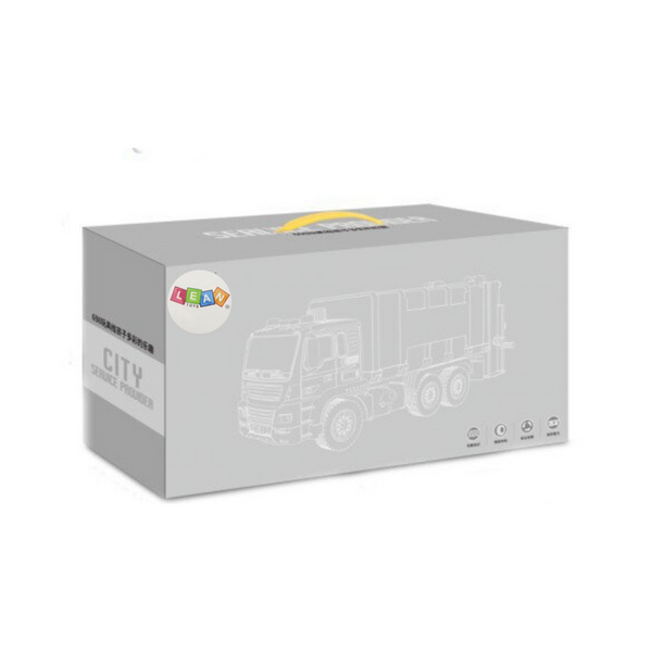 Blauer Betonmischer Rotierende Birne Sound Lichter