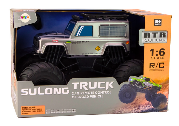 Large Off-Road Remote Controlled SUV 2.4G RC 1:6 Gray