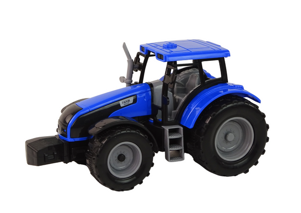 Tractor with Trailer Agricultural Vehicle Farm Blue