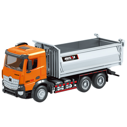 Truck Dumper Metal Huina Orange 1:50