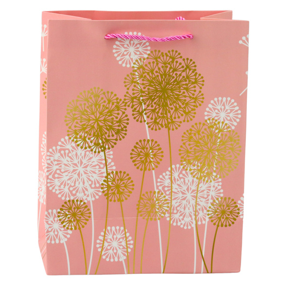 Geschenktüte Löwenzahn Golden Elements 23 x 18 x 10,5 cm