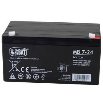 Vehicle Gel Battery For 24V7AH Battery