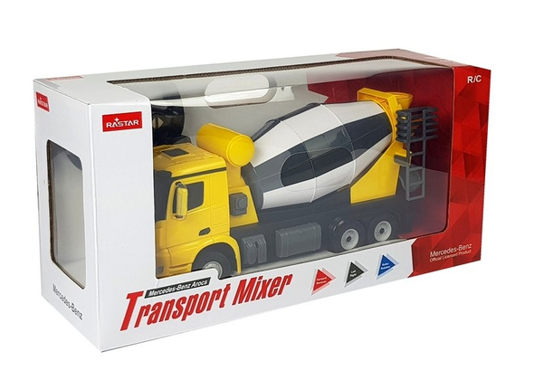 Auto RC Mercedes-Benz Arocs Rastar 1:14 Gelb