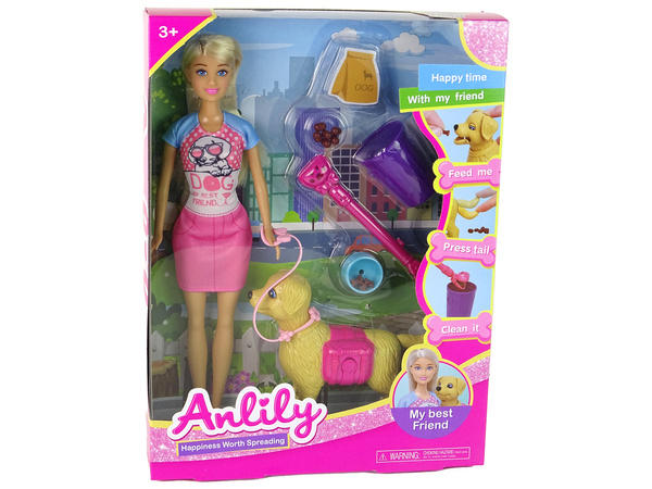 Pet and Food Doll Set