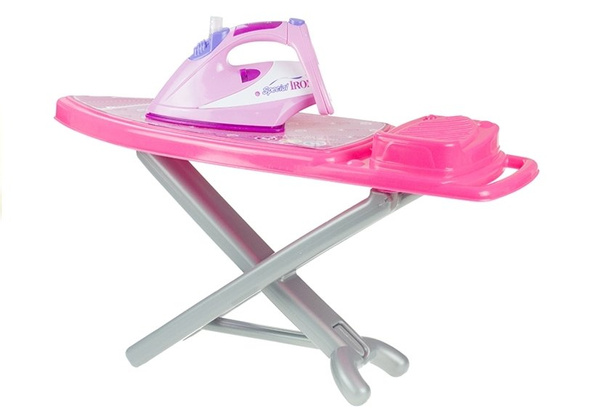 Childrens Kids Ironing Board Iron & Accessories