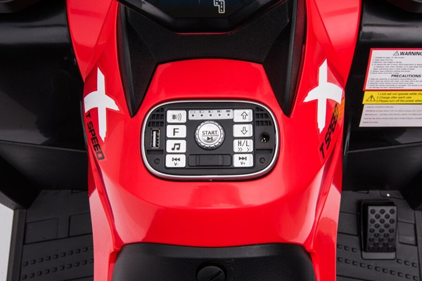 Quad-Batterie S615 Rot 24V