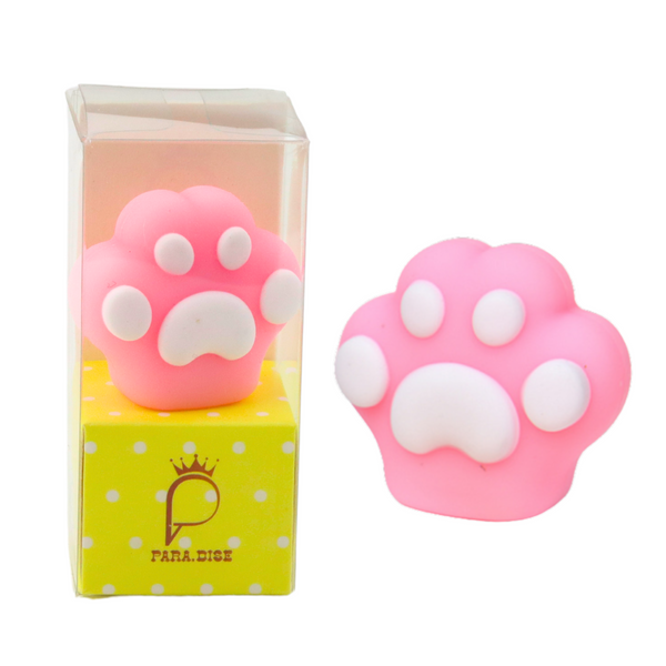 Cat Paw Sharpener Pink Black Yellow 8cm