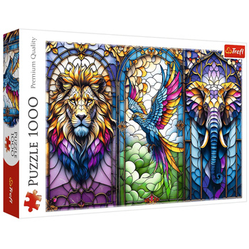 Puzzle - 1000 - Stained Glass: Animals Trefl 10957