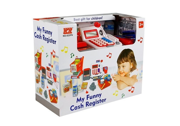 Cash Register with Trolley Baskets & Accessories