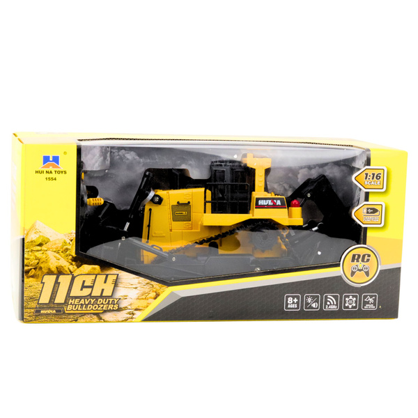 Bulldozer Bulldozer Construction Truck Remote Controlled 1:16 R/C Yellow