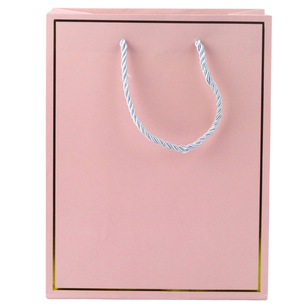 Gift Bag with Gold Frame Mix Color 23 x 18 x 10 cm