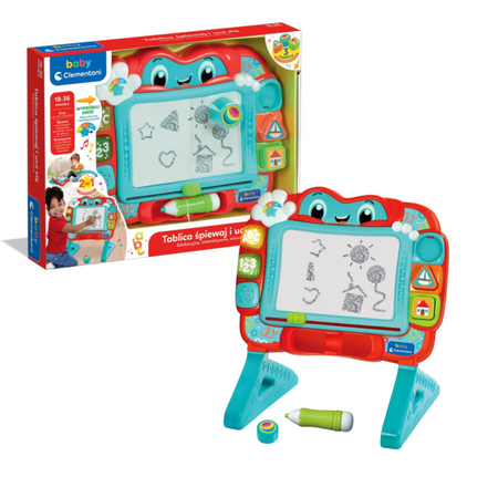Interaktywna Tablica Edukacyjna Śpiewaj i Ucz Się Język Polski Clementoni 50927