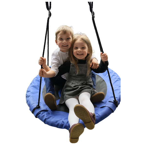 Gartenschaukel Storchennest für Kinder Blau 80cm