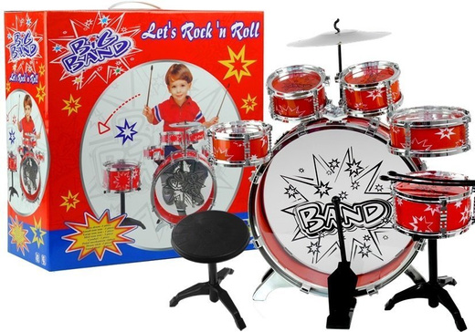 6 Drums With Disc Set For Young Drummer