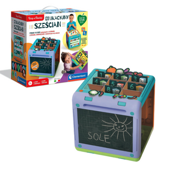 Educational Cube I Learn by Playing Polish Language Clementoni 50695