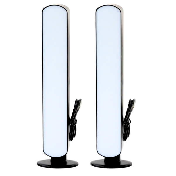 Set of Ambient RGB LED Gaming Desk Lamps with Remote Control 2 pcs.