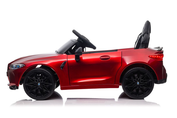 Elektro-Rutschfahrzeug BMW M4 rot lackiert