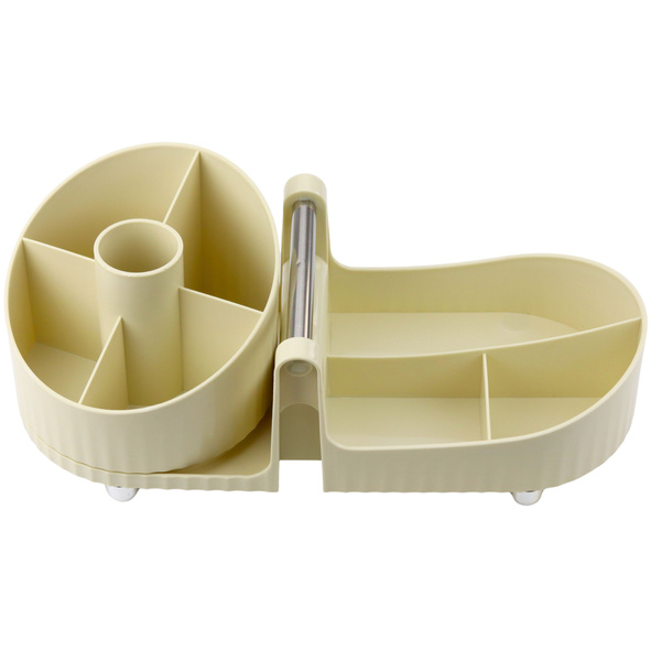 Kosmetik Organizer Bürozubehör Griff Beige