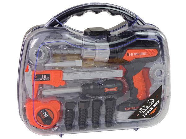 Heimwerker-Set im Koffer Werkzeuge Bohrmaschine Akku-Bohrmaschine Schraubendreher