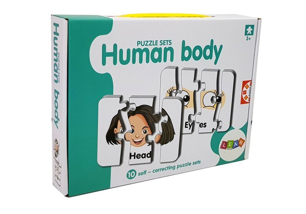 Educational Puzzle Body Parts Jigsaw Puzzle 10 English Connections