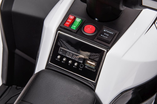 Elektrisches Ride-On-Quad HL568 Weiß