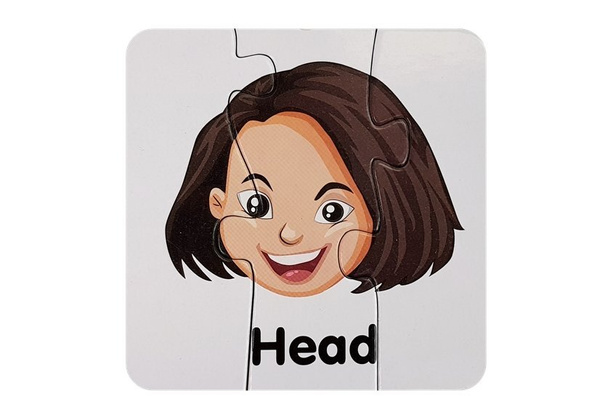 Educational Puzzle Body Parts Jigsaw Puzzle 10 English Connections