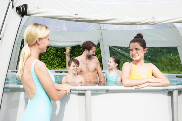 Gazebo Tent For Swimming Pool 600 x 600 x 295 cm Bestway 58612