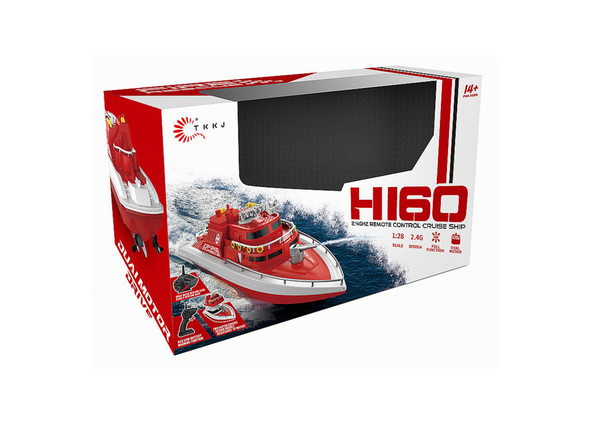 HI60 Remote Controlled R/C Boat 1:28 Red
