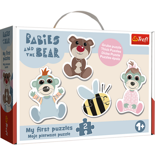 Puzzle - Baby Classic - Freundliche Babys - Babys und Teddybär Trefl 36139