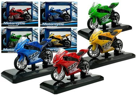 Sportmotorrad mit Sounds 1:18 4 Farben