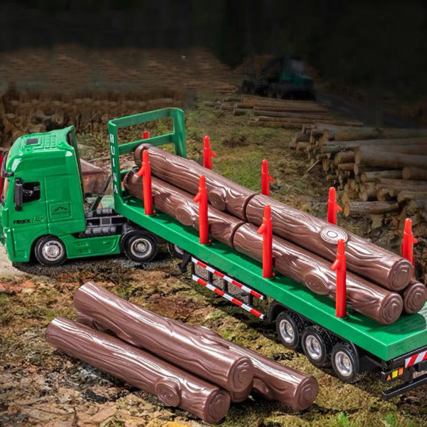 Timber Transporter Metal Huina 1:50 Green