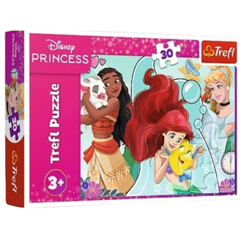 Puzzle - 30 - Schön und mutig - Disney Prinzessinnen - Trefl 18323
