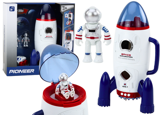 Space Rocket Opened Cosmonauts Space Vehicle Lights Sounds