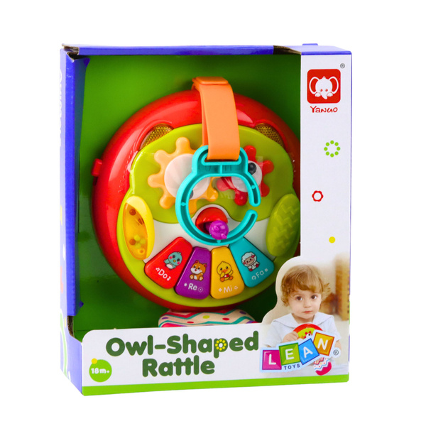 Interactive Owl Pendant with Moving Elements, Piano, and Rustling Tail