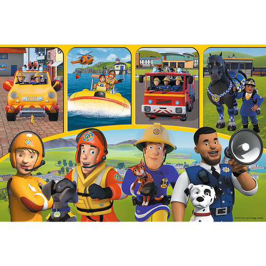 Puzzle - "24 Maxi" - Fireman Sam and Friends Trefl 14356