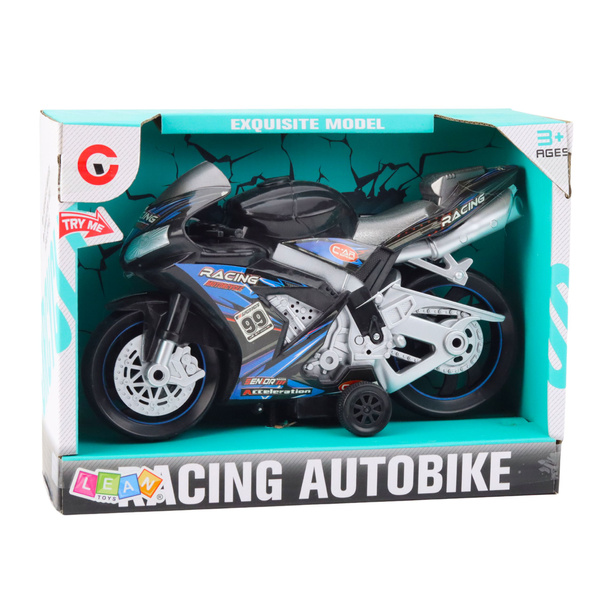 Rennrad Racer Drive Lichter Sounds Schwarz Blau