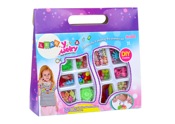 Kreatives Perlenset zur Herstellung von buntem Schmuck