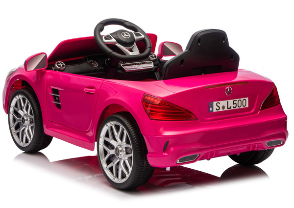 S506 Rosa Elektro-Kinderauto Mercedes SL500