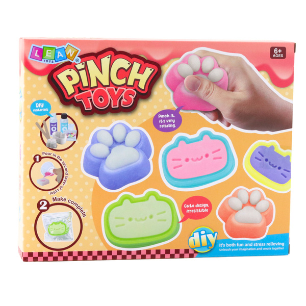 DIY Creative Kit for Creating Squishies Squishies Cat Paw 44 pcs.