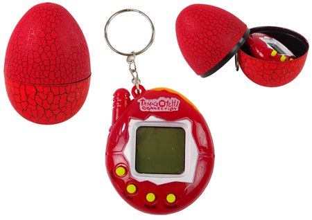 Tamagotchi im Ei Spiel Elektronisches Haustier Rot