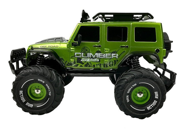 Remote controlled Car Off-road Jeep R/C Green