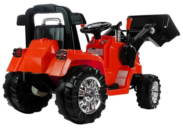 Elektroauto für Kinder Baggerlader Traktor Schlepper ZP1005 Rot 2.4G