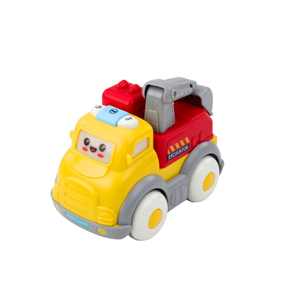 City Car Set for Toddlers, Drive, Moving Elements, Lights, Sounds