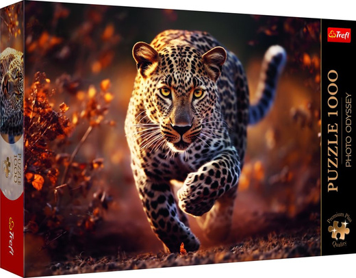 Puzzle - "1000 Premium Plus" - Photo Odyssey: Wild Leopard Trefl 10818