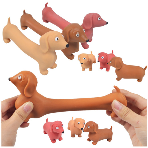 Gniotek Squeeze Dog Brown Anti-Stress-Ball