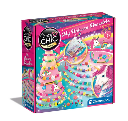 Crazy Chic Perlenarmband-Set mit Einhorn Clementoni 50882