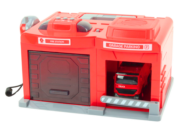 Garage Base Fire Station Truck 1:32 Walkie Talkie Lichtgeräusche