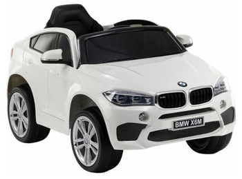 Kinderfahrzeug BMW X6 Ledersitz 2.4 G Weiß öffnende Türen EVA-Reifen Auto