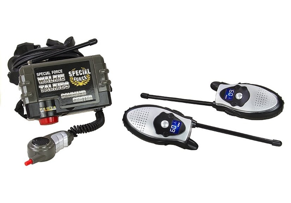 Walkie Talkies mit Radio Funkgeräte Set 30 Meter Reichweite